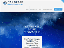 Tablet Screenshot of jailbreakcreative.com